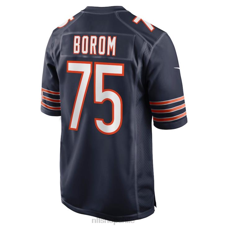ropa NFL camiseta nike azul marino de larry borom de los osos de chicago hombres 20DRH6870 - Image 3