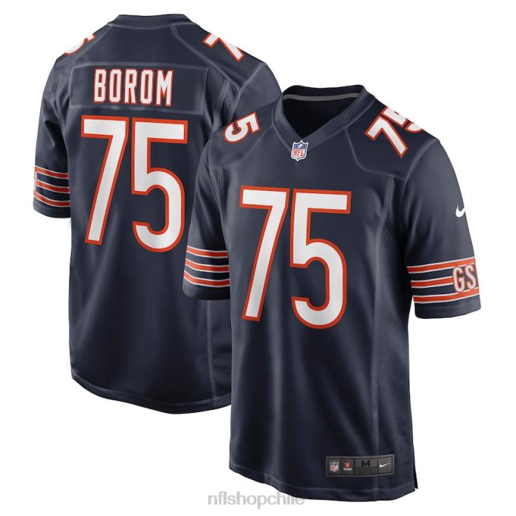 ropa NFL camiseta nike azul marino de larry borom de los osos de chicago hombres 20DRH6870 - Image 1