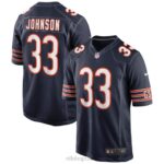 ropa NFL camiseta nike azul marino de los osos de chicago jaylon johnson hombres 20DRH4155