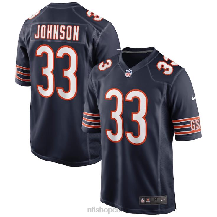 ropa NFL camiseta nike azul marino de los osos de chicago jaylon johnson hombres 20DRH4155 - Image 1