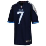 ropa NFL camiseta nike azul marino de los titanes de tennessee malik willis juventud 20DRH2932 - Image 2