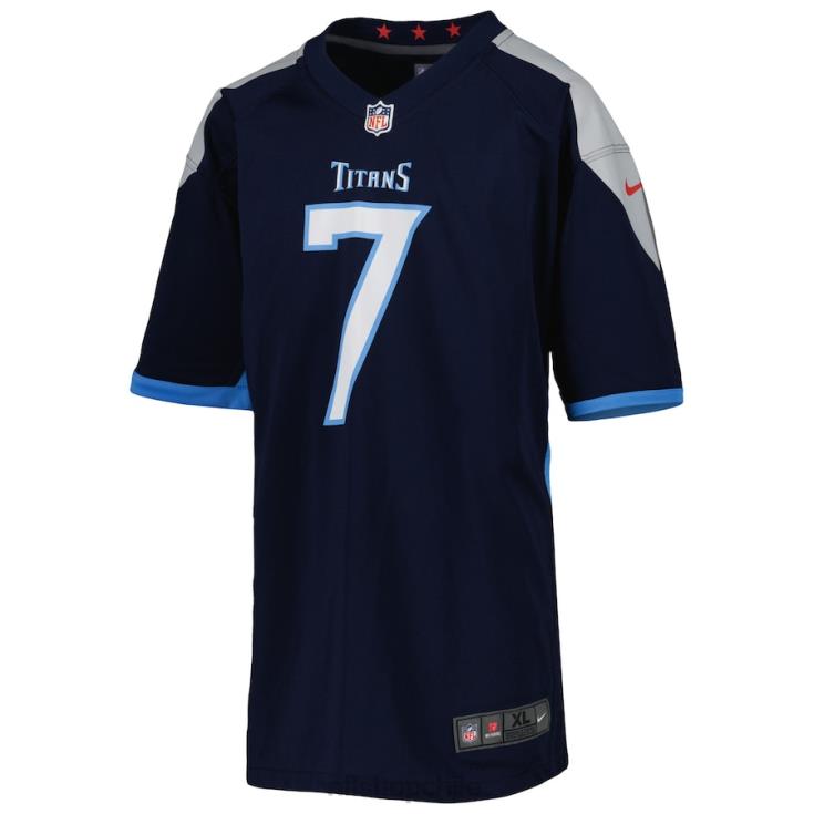 ropa NFL camiseta nike azul marino de los titanes de tennessee malik willis juventud 20DRH2932 - Image 2
