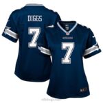 ropa NFL camiseta nike azul marino trevon diggs de los dallas cowboys juventud 20DRH3386