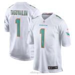 ropa NFL camiseta nike blanca de los delfines de miami tua tagovailoa hombres 20DRH759
