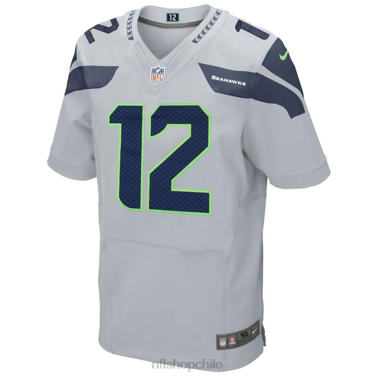 ropa NFL camiseta nike elite gris seattle seahawks 12s hombres 20DRH3417 - Image 2