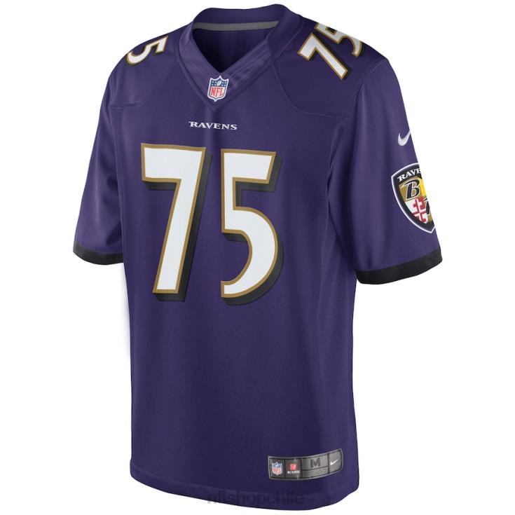 ropa NFL camiseta nike jonathan ogden púrpura baltimore ravens jugador retirado camiseta limitada hombres 20DRH3944 - Image 2
