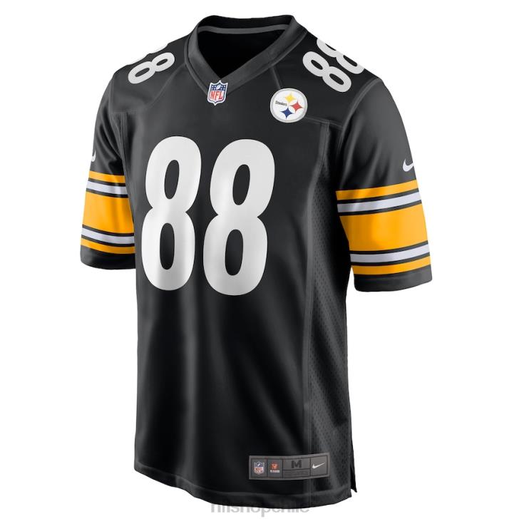 ropa NFL camiseta nike pittsburgh steelers pat freiermuth negra hombres 20DRH568 - Image 2