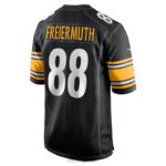 ropa NFL camiseta nike pittsburgh steelers pat freiermuth negra hombres 20DRH568 - Image 3