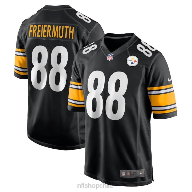 ropa NFL camiseta nike pittsburgh steelers pat freiermuth negra hombres 20DRH568 - Image 1