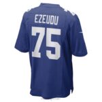 ropa NFL camiseta nike royal game de joshua ezeudu de los gigantes de nueva york hombres 20DRH3868 - Image 3