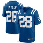 ropa NFL camiseta nike royal game de los colts de indianapolis jonathan taylor hombres 20DRH454