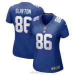 ropa NFL camiseta nike royal game de los gigantes de nueva york darius slayton mujer 20DRH6500