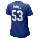 ropa NFL camiseta nike royal game de los gigantes de nueva york oshane ximines mujer 20DRH5701 - Image 3