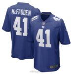 ropa NFL camiseta nike royal game player de los gigantes de nueva york micah mcfadden hombres 20DRH3867