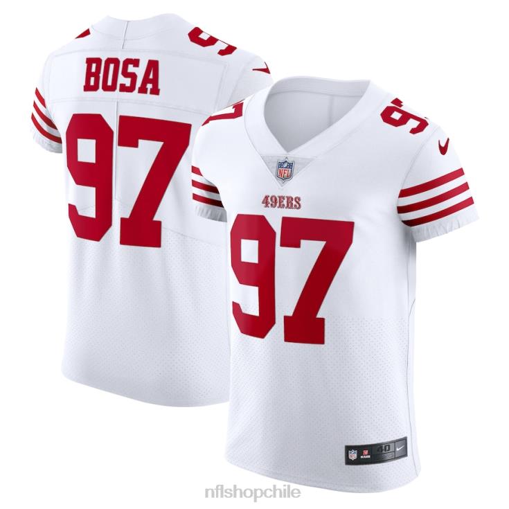 ropa NFL camiseta nike san francisco 49ers nick bosa blanca vapor elite hombres 20DRH2033 - Image 1