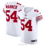 ropa NFL camiseta nike vapor elite blanca de fred warner san francisco 49ers hombres 20DRH2198