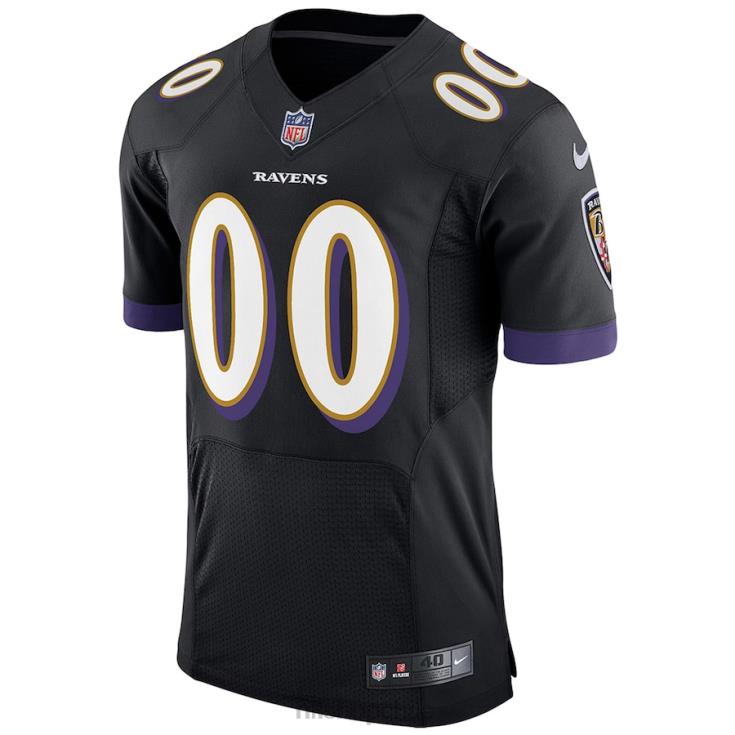 ropa NFL camiseta personalizada de elite de la máquina de velocidad negra de los cuervos de baltimore nike hombres 20DRH4842 - Image 2