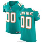 ropa NFL camiseta personalizada elite de los delfines de miami nike aqua vapor intocable hombres 20DRH1159