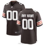 ropa NFL camiseta personalizada nike cleveland browns marrón hombres 20DRH232