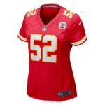 ropa NFL camiseta roja del juego de nike humphrey de kansas city chiefs creed mujer 20DRH1789 - Image 2