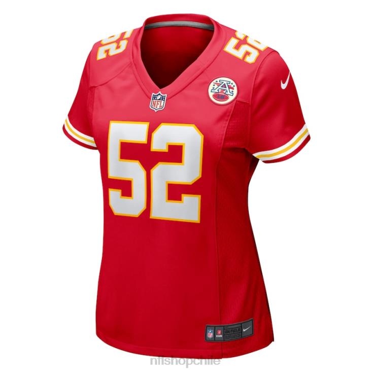 ropa NFL camiseta roja del juego de nike humphrey de kansas city chiefs creed mujer 20DRH1789 - Image 2