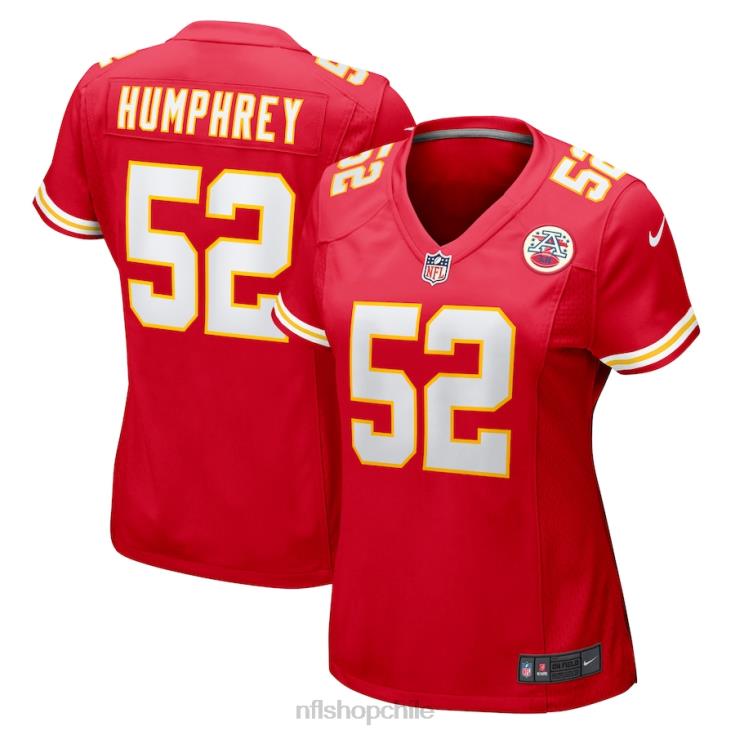 ropa NFL camiseta roja del juego de nike humphrey de kansas city chiefs creed mujer 20DRH1789 - Image 1