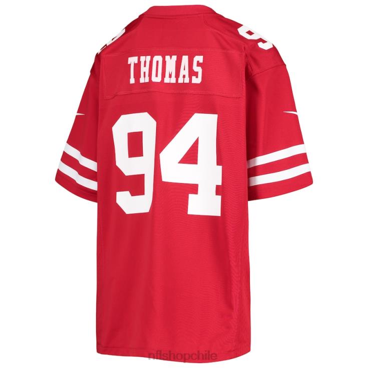 ropa NFL camiseta san francisco 49ers solomon thomas nike escarlata jugador juventud 20DRH4720 - Image 3