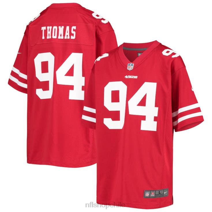 ropa NFL camiseta san francisco 49ers solomon thomas nike escarlata jugador juventud 20DRH4720 - Image 1
