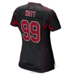 ropa NFL cardenales de arizona j.j. Watt Nike camiseta negra del segundo juego alternativo mujer 20DRH1035 - Image 3