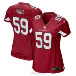ropa NFL cardenales de arizona nick vigilia camiseta nike cardinal game player mujer 20DRH5602