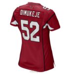 ropa NFL cardenales de arizona victor dimukeje nike cardenal jugador juego camiseta mujer 20DRH6112 - Image 3
