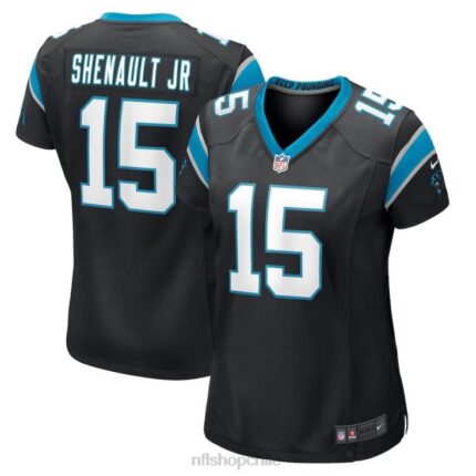ropa NFL carolina panteras laviska shenault jr. camiseta nike jugador negra mujer 20DRH5333