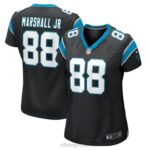 ropa NFL carolina panteras terraza marshall jr. camiseta nike negra mujer 20DRH3972