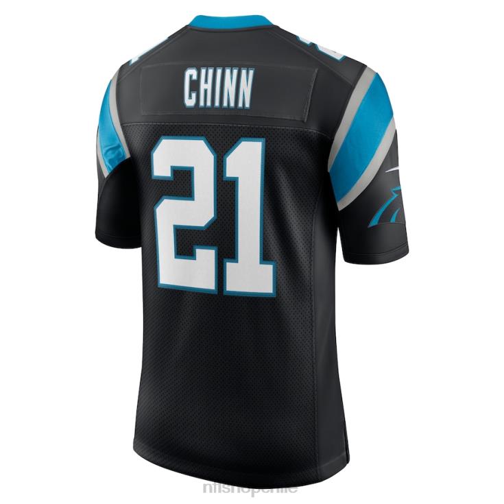 ropa NFL carolina panthers jeremy chinn camiseta nike vapor limitada negra hombres 20DRH1020 - Image 3