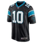 ropa NFL carolina panthers johnny hekker nike camiseta negra del jugador del juego hombres 20DRH4682 - Image 2