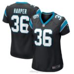 ropa NFL carolina panthers madre harper nike camiseta negra game player mujer 20DRH5448
