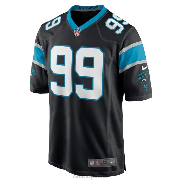 ropa NFL carolina panthers matt ioannidis nike camiseta negra del jugador del juego hombres 20DRH6271 - Image 2