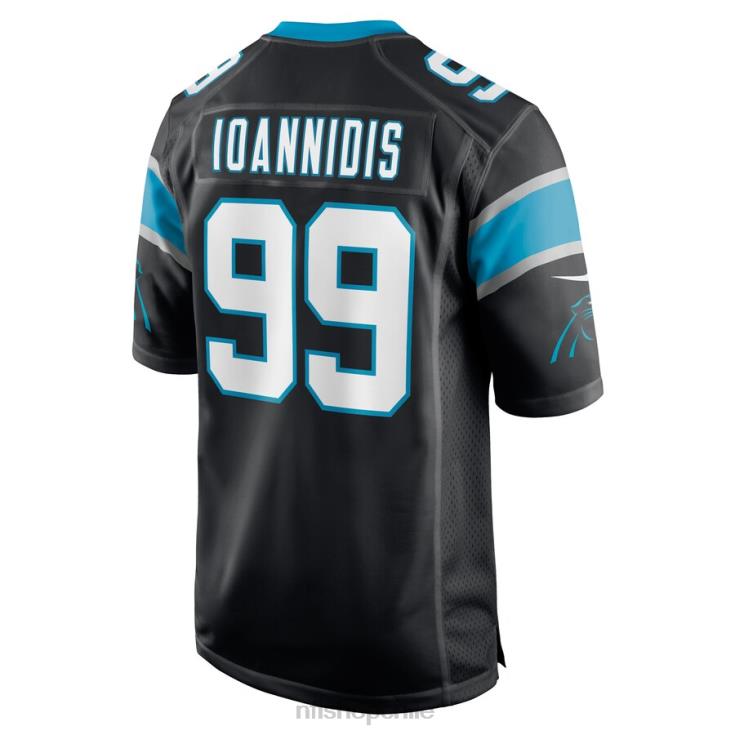 ropa NFL carolina panthers matt ioannidis nike camiseta negra del jugador del juego hombres 20DRH6271 - Image 3