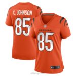 ropa NFL cincinnati bengals chad johnson camiseta de juego retirada naranja nike mujer 20DRH5216