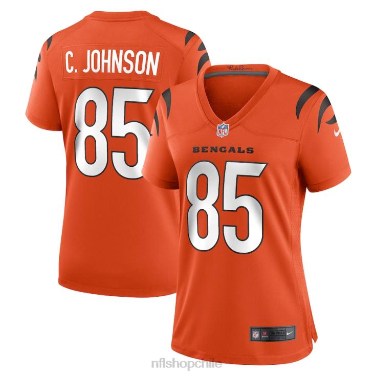 ropa NFL cincinnati bengals chad johnson camiseta de juego retirada naranja nike mujer 20DRH5216 - Image 1