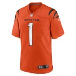 ropa NFL cincinnati bengals ja'marr Chase camiseta de juego alternativa naranja Nike hombres 20DRH452 - Image 2