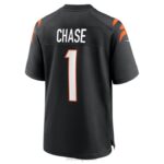 ropa NFL cincinnati bengals ja'marr Chase camiseta nike negra game hombres 20DRH88 - Image 3