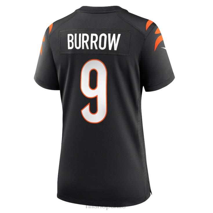 ropa NFL cincinnati bengals joe burrow nike camiseta negra del juego del jugador mujer 20DRH37 - Image 3