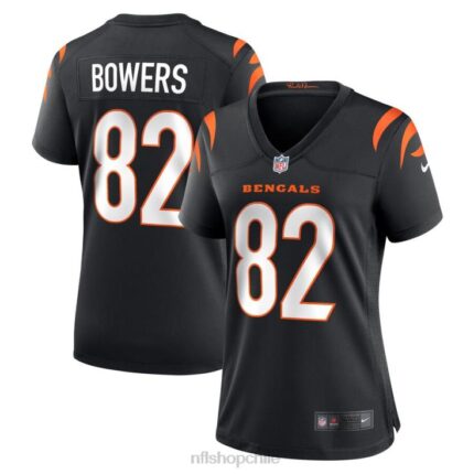 ropa NFL cincinnati bengals nick bowers nike camiseta negra del jugador del juego mujer 20DRH6174