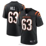 ropa NFL cincinnati bengals trey hill nike camiseta negra game hombres 20DRH6363