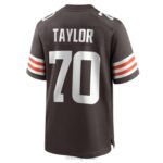 ropa NFL cleveland browns alex taylor nike marrón juego de equipo camiseta de jugador hombres 20DRH6083 - Image 3