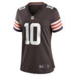 ropa NFL cleveland browns anthony schwartz camiseta nike marrón juego mujer 20DRH6882 - Image 2