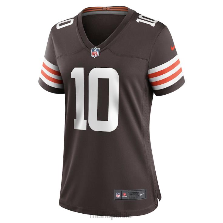 ropa NFL cleveland browns anthony schwartz camiseta nike marrón juego mujer 20DRH6882 - Image 2