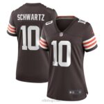 ropa NFL cleveland browns anthony schwartz camiseta nike marrón juego mujer 20DRH6882