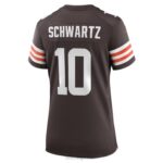ropa NFL cleveland browns anthony schwartz camiseta nike marrón juego mujer 20DRH6882 - Image 3